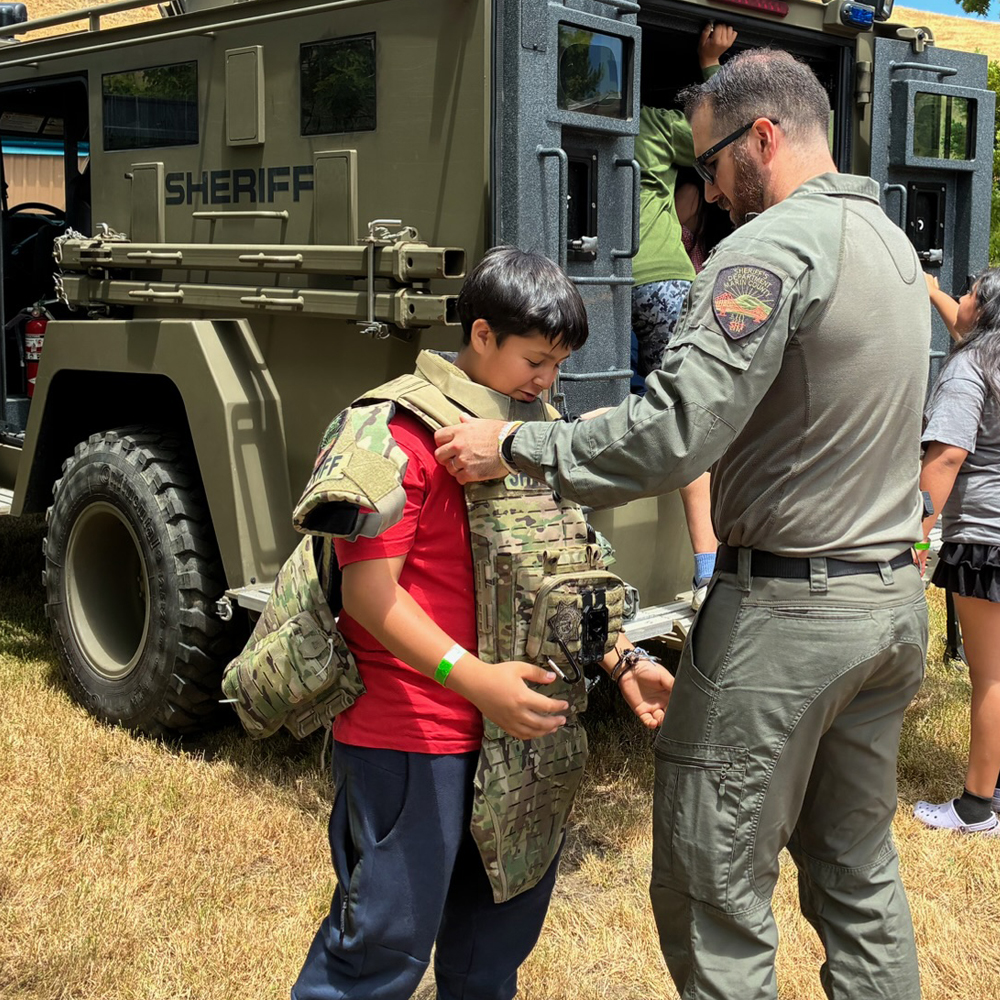 Helping campers
